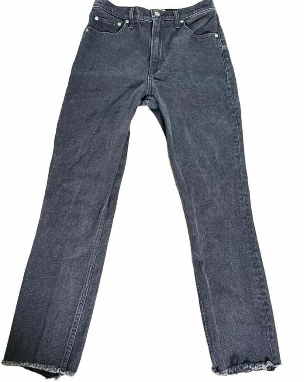 Abercrombie & Fitch The Skinny High Rise Black Denim Jeans Size 26/2